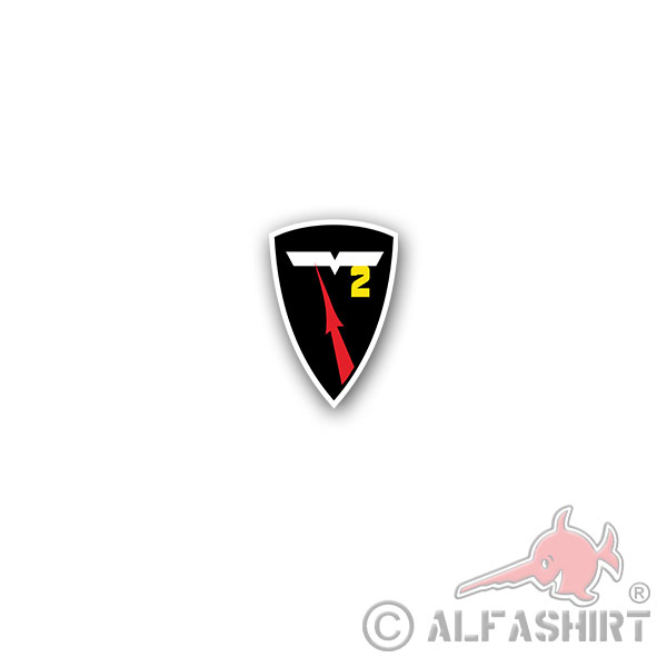 Sticker FKG 2 missile squadrons Luftwaffe BW Pershing 5x7cm A3096