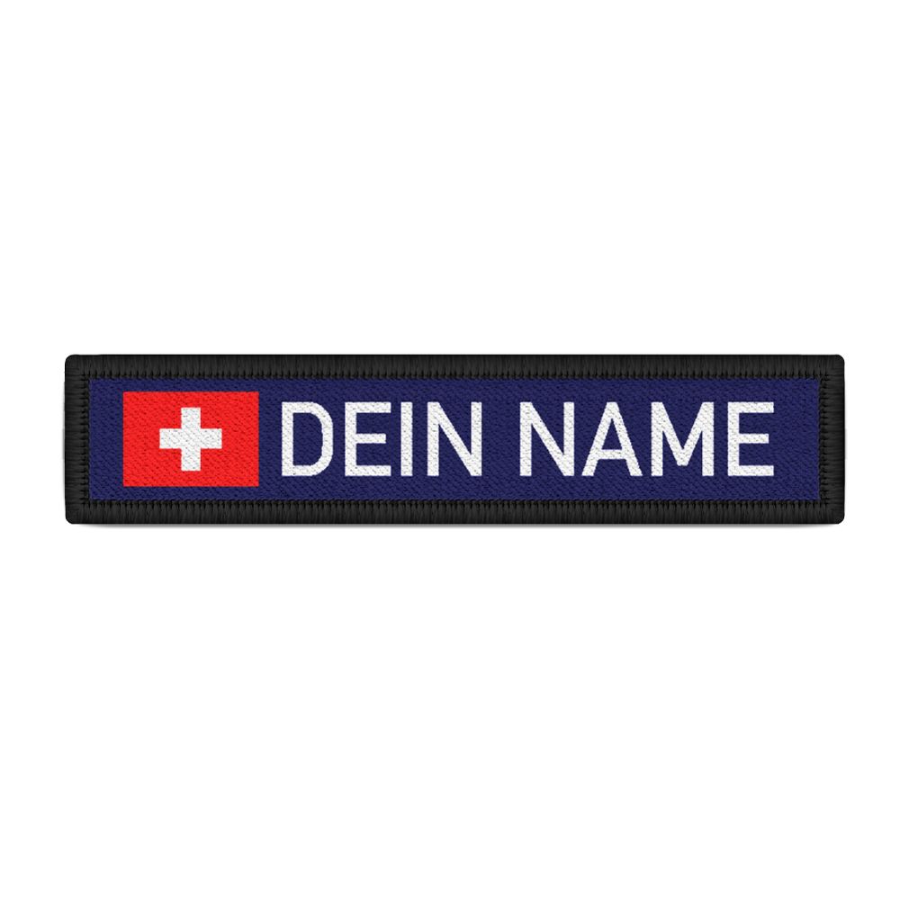 Dienst Namen-Schild Patch Feuerwehr Thw Rettungsdienst Klett Streifen #31684