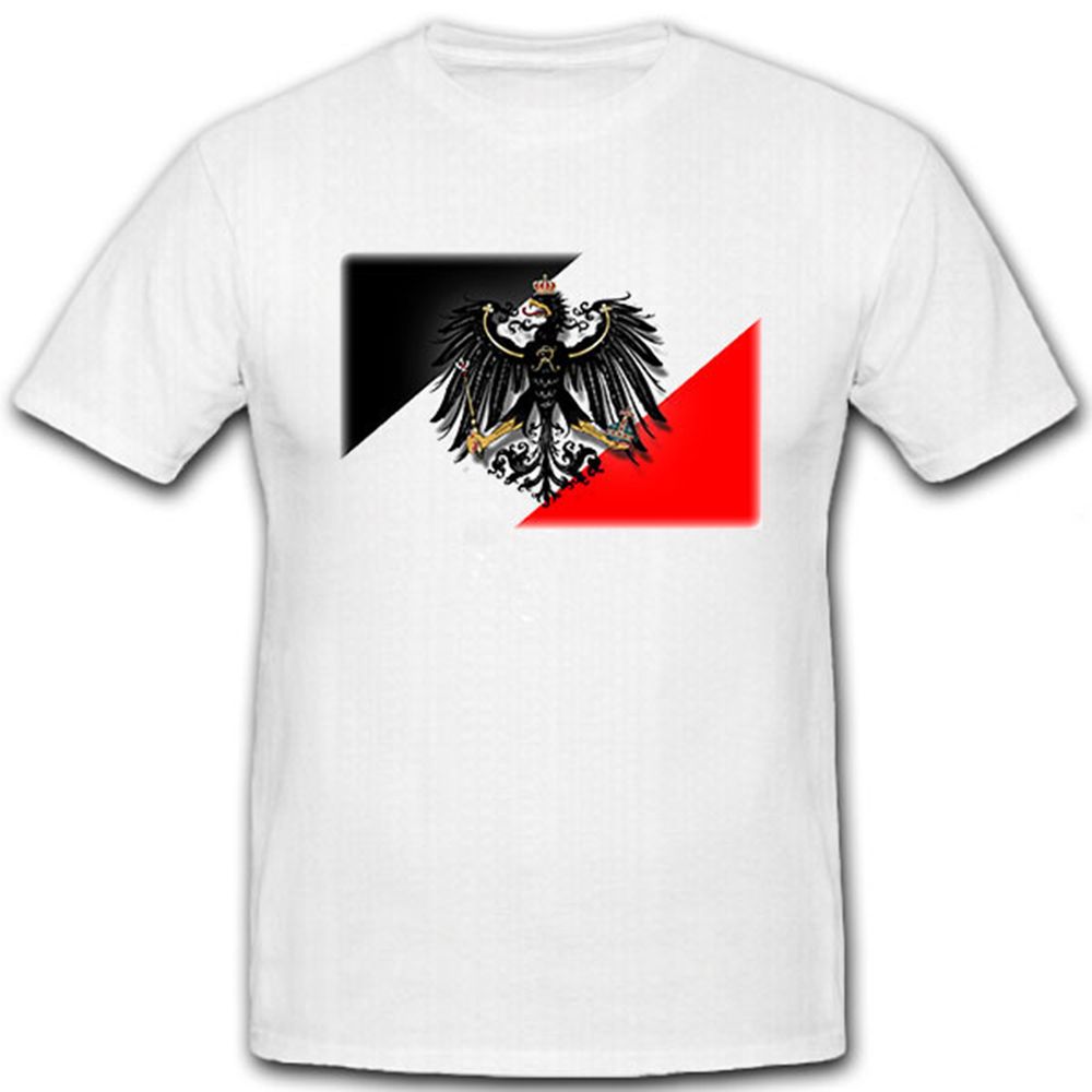 Preußen Adler schwarz weiß rot Deutschland Friedrich der Große - T Shirt #12835