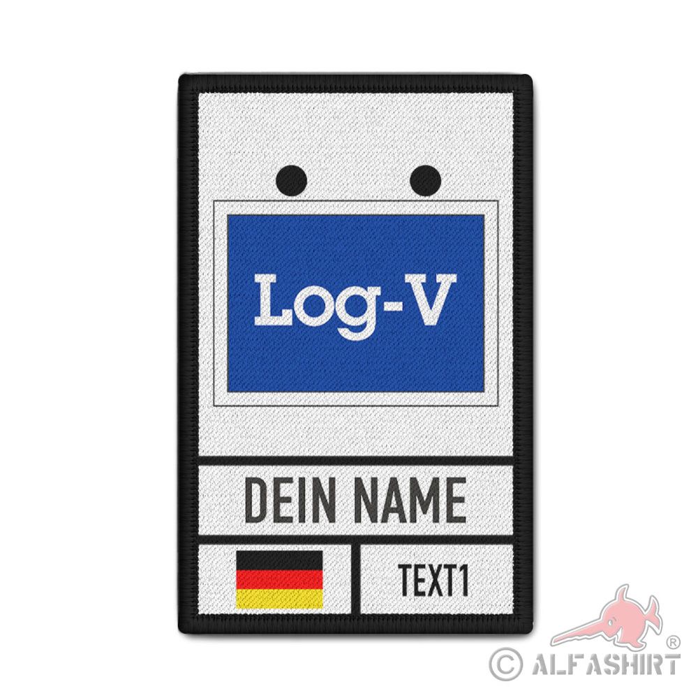 Rank Patch 9,8x6cm personalisiert Fachgruppe FGr Hilfswerk -#43749
