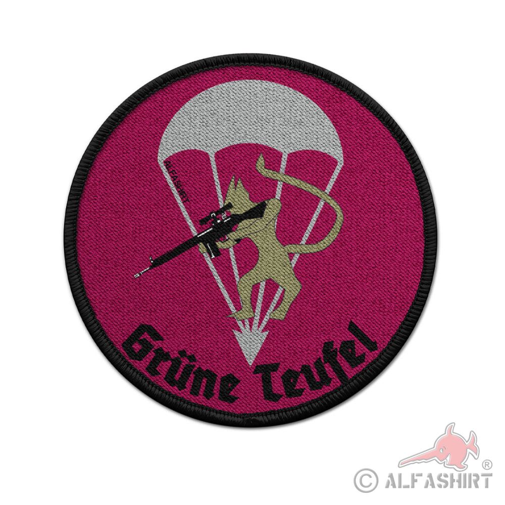 Patch Green Devils Bordeaux Paratroopers German Army Sticker G3 ZF #38921