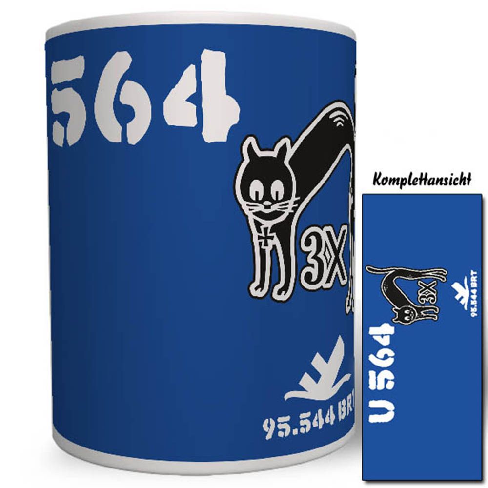 U-Boot U564 deutsche Marine Unterseeboot Wk 2 - Tasse Becher Kaffee #3307
