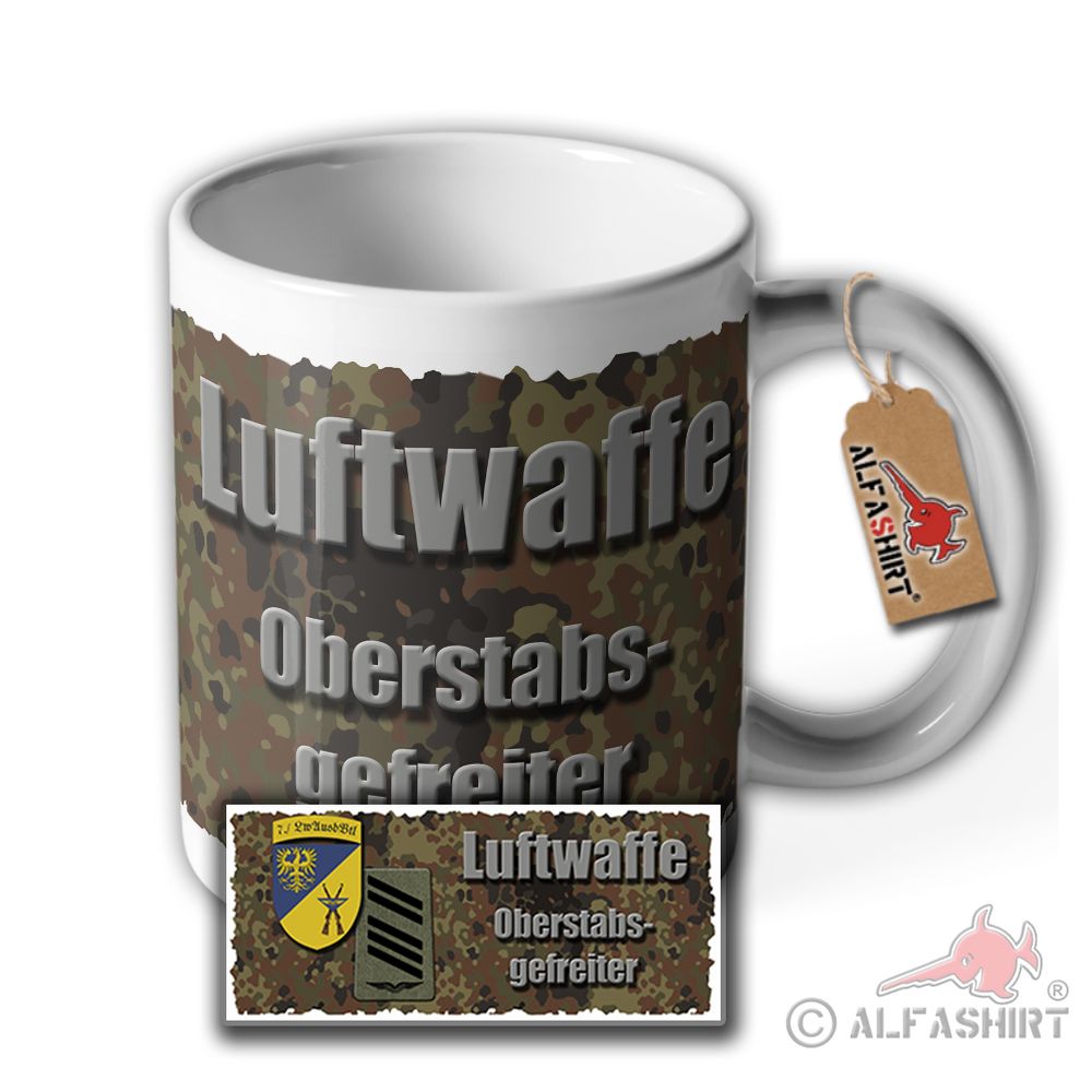 7 LwAusbBtl Luftwaffe Bundeswehr Roth Becher Dienstgrad Tasse #38505