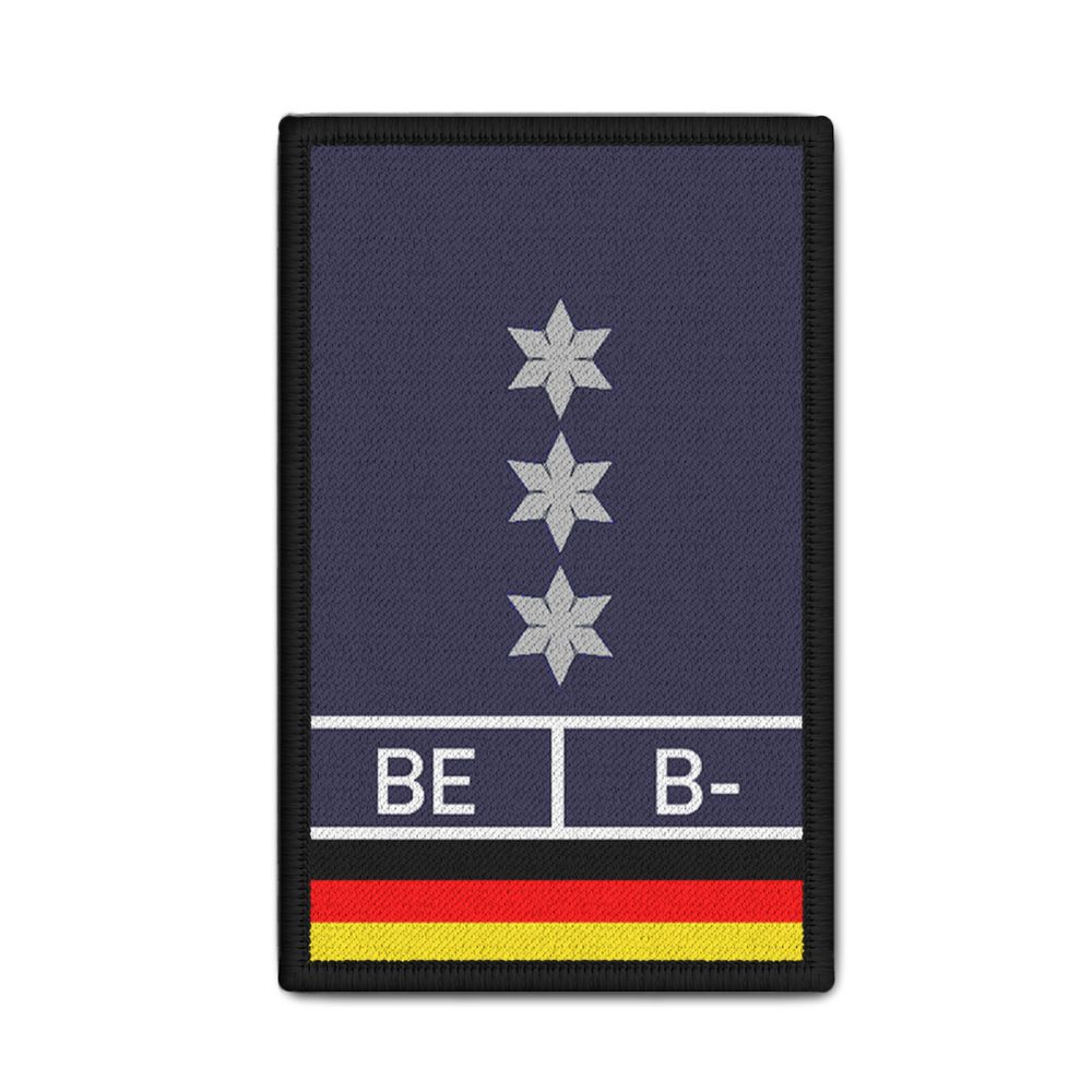 Police chief commissioner Berlin BE service patch PHK PHKin Sternblut 9,8x6cm # 35009