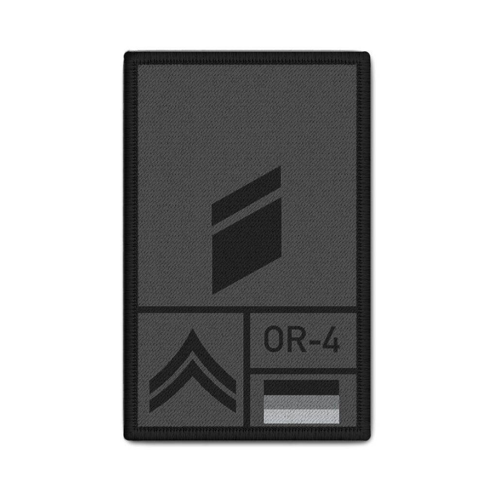 Rank Patch Bundeswehr Heer Luftwaffe Marine Grau #BW-Patch