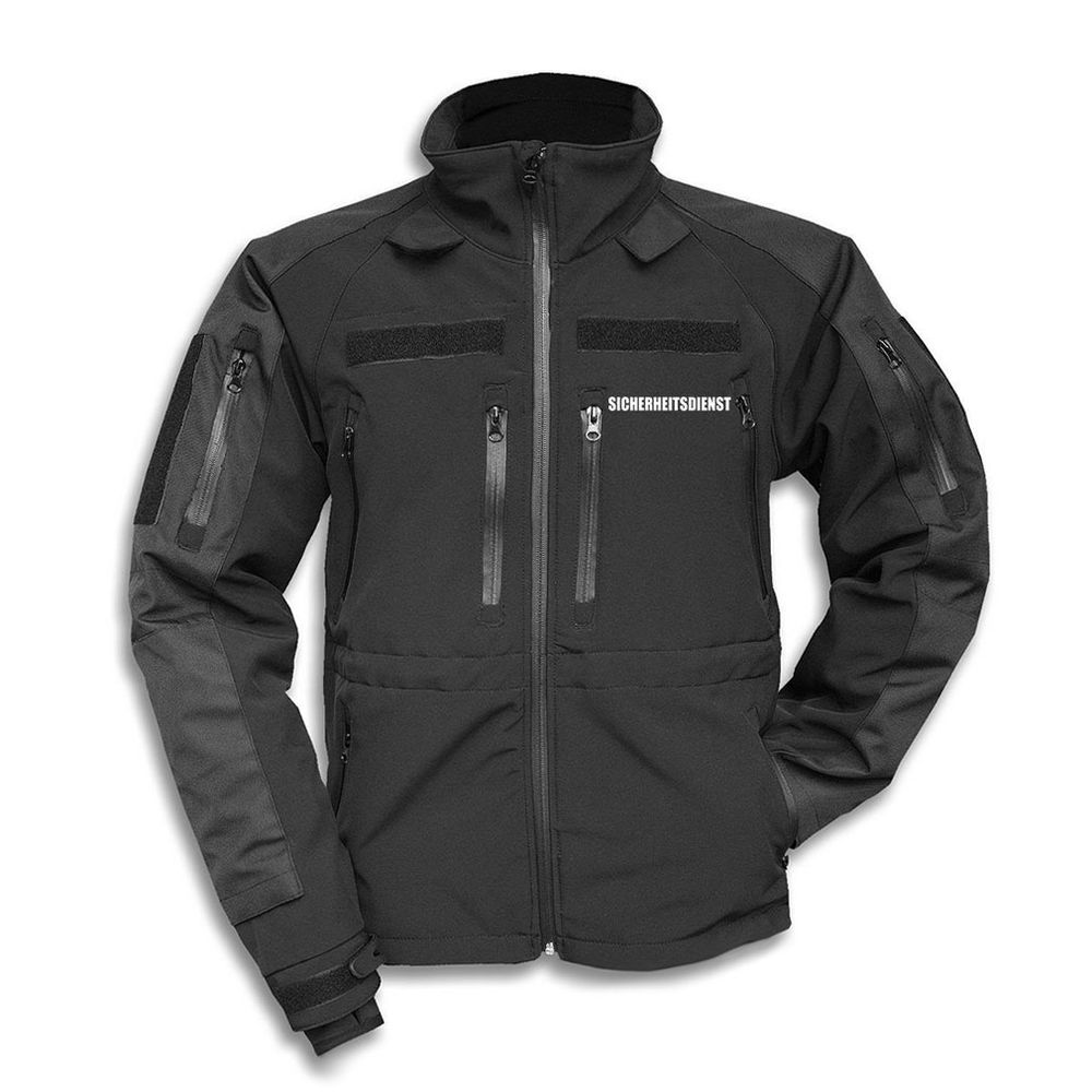 Tactical Softshell Jacke Security Sicherheit Berufsbekleidung Motocross #31470