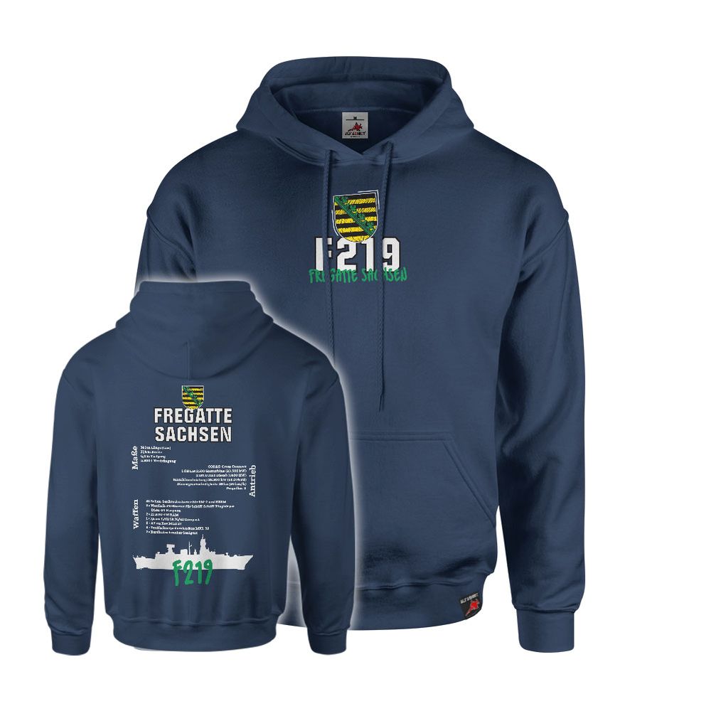 Hoodie Frigate Sachsen F219 Air Defense Frigate Wilhelmshaven#46834