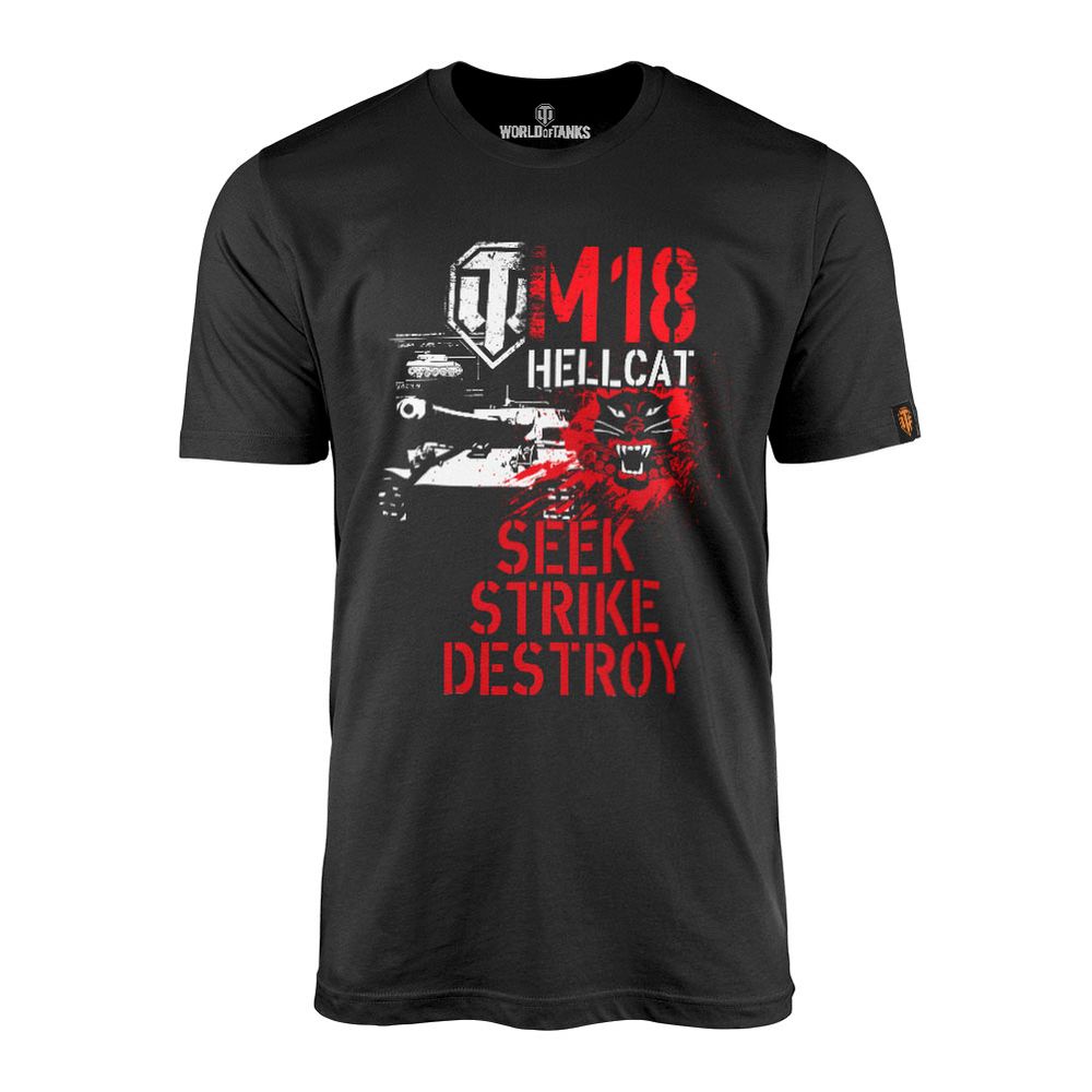WOT M18 Hellcat World of Tank US Jagdpanzer WW2 Panzer Game T-Shirt#46687