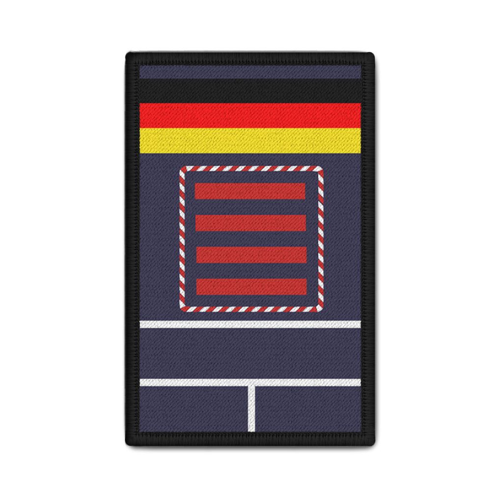 Rank Patch Feuerwehr Höhenrettung Blutgruppe Feuer Brandwehr 9,8x6cm#36416