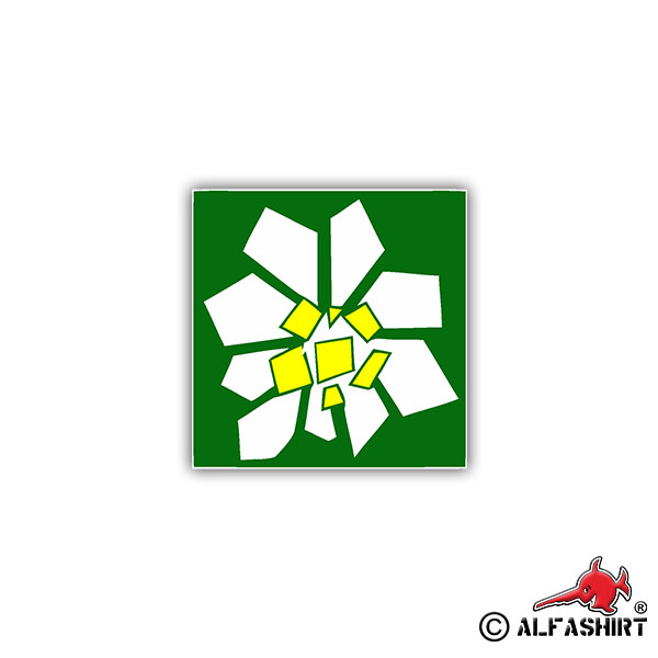 Sticker Mountaineer Btl 233 Mittenwald Coat of Arms Badge 7x6cm A793