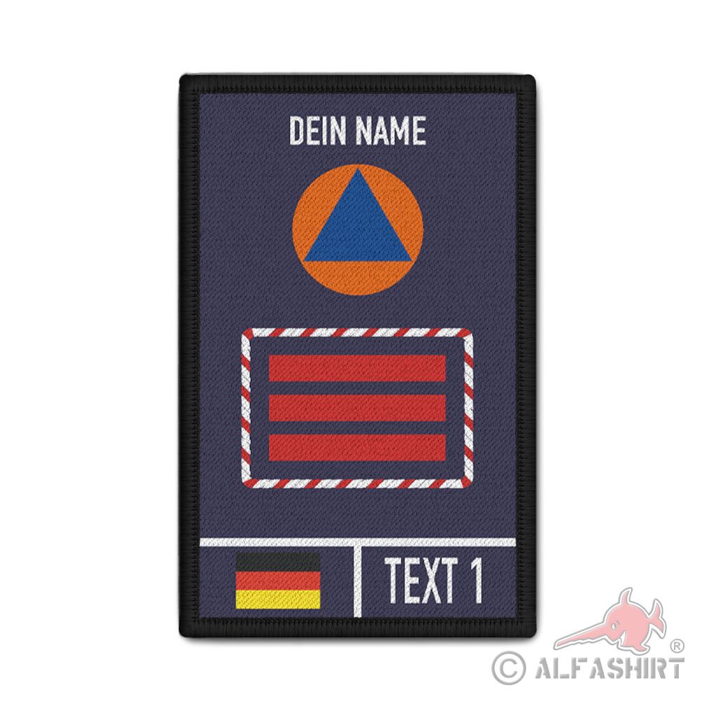 Patch Feuerwehr Katastrophenschutz KatS Zeichen GER DE Hauptbrandmeister  #44609