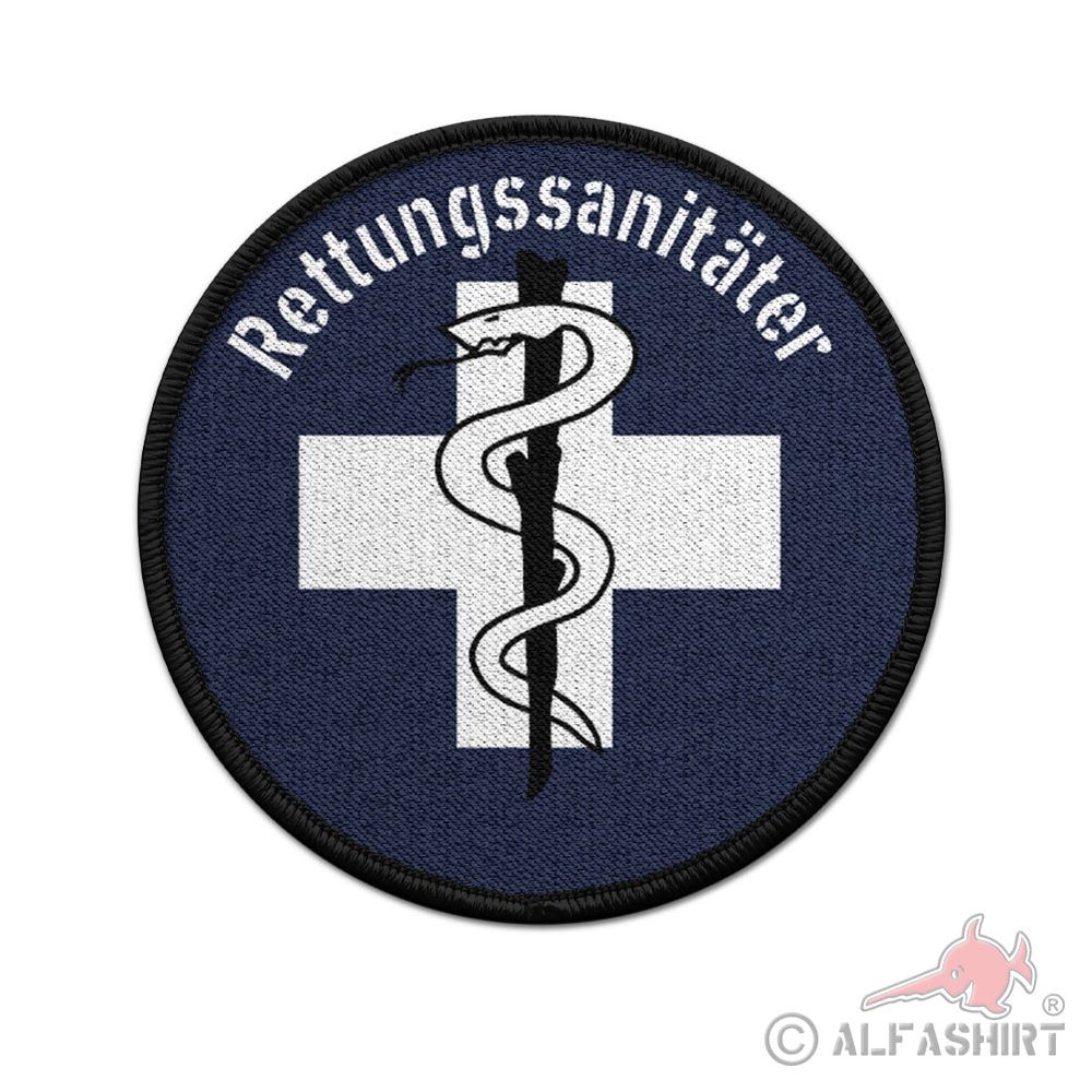 Patch Rettungssanitäter Aufnäher  Sanitäter Polizei Bundeswehr #40731