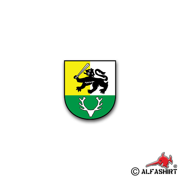 Sticker PzGrenBtl 12 PanzerGrenadierBattalion Army BW 6x7cm A1378