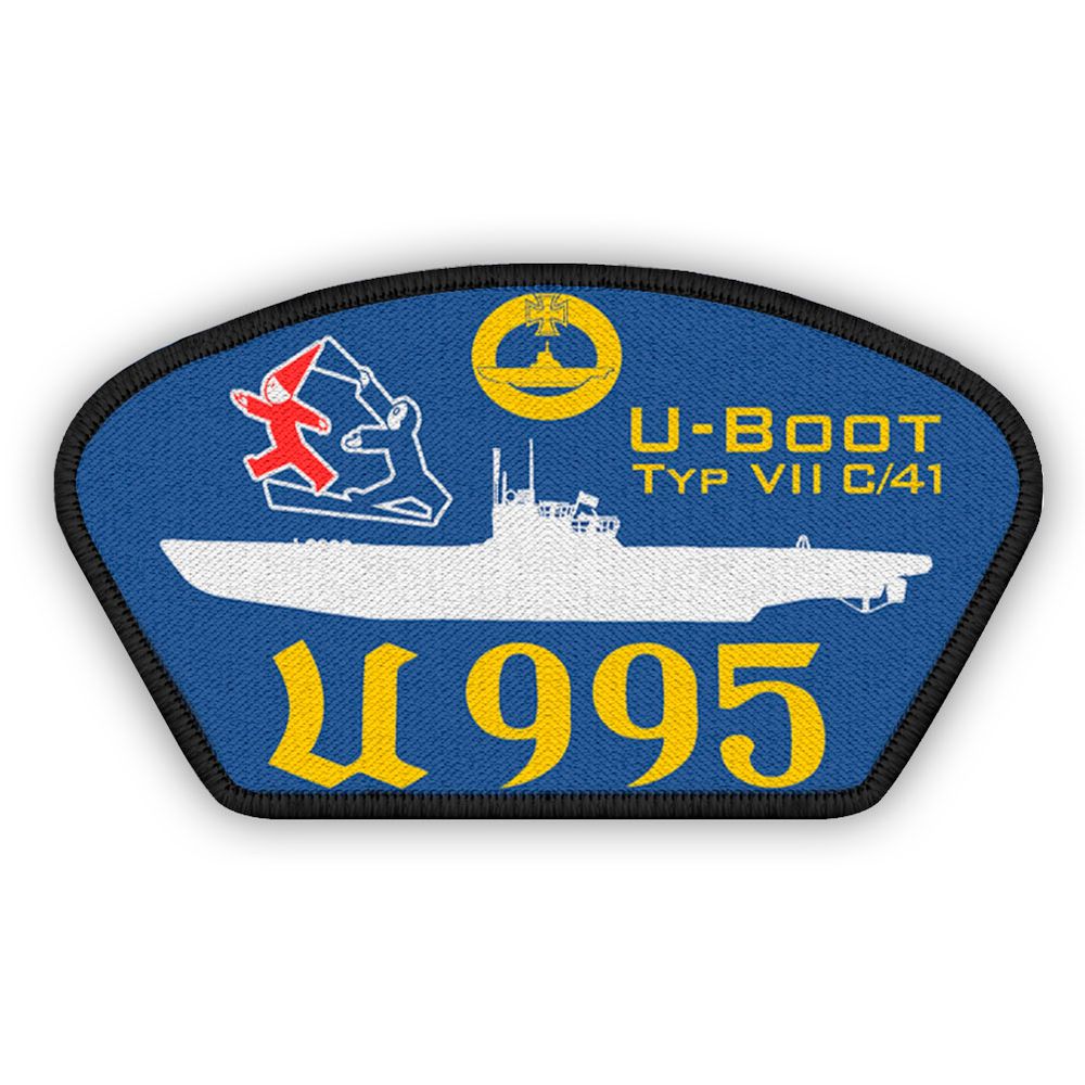 Veteranen Patch U 995 U-Boot Marine Turm-Wappen Typ VII C41 #46318