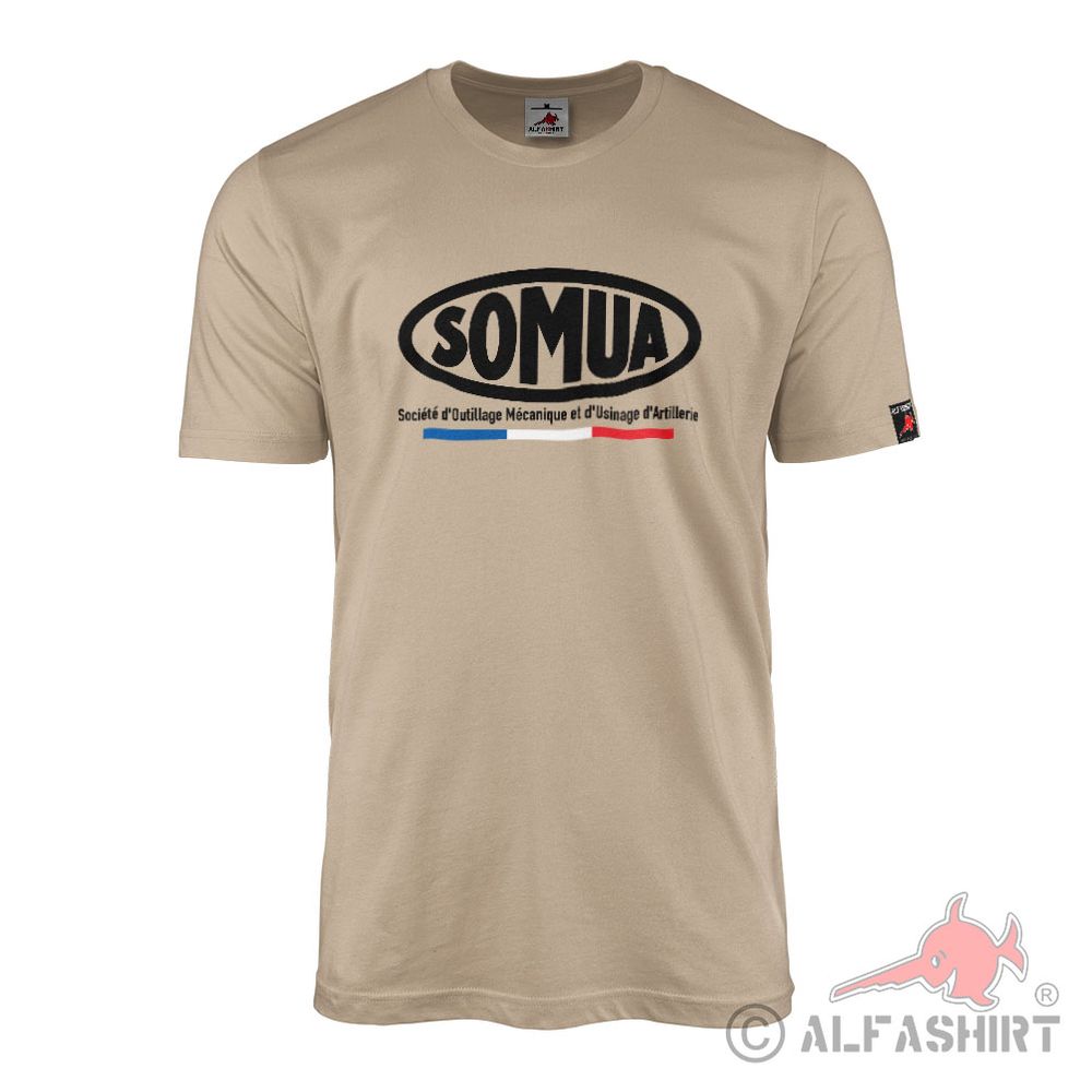 SOMUA Logo Tank Truck Société d'Outillage Mécanique et d'Usinage T-Shirt #41031