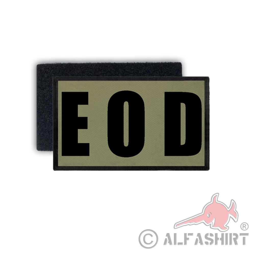 EOD Combat Uniform Patch Explosive Ordnance Disposal Patch 7.5x4.5 # 37568