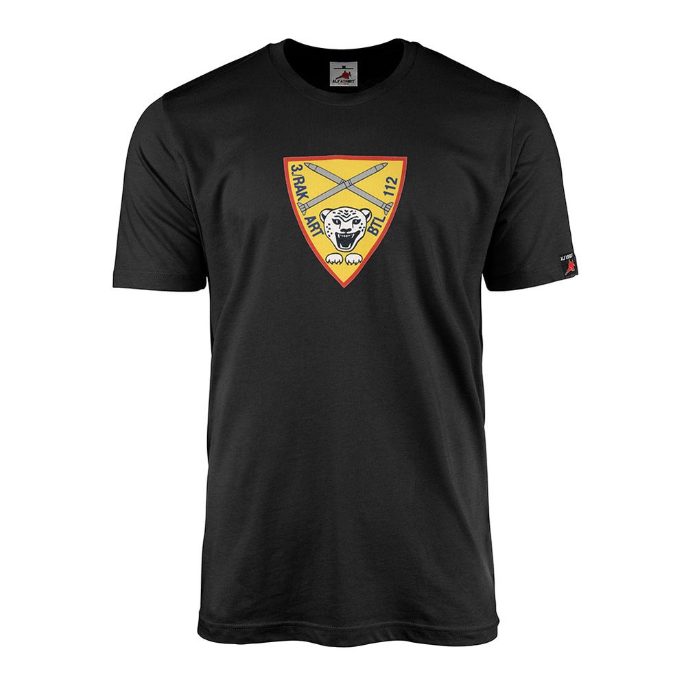 T-Shirt 3. RakArtBtl Raketenartilleriebataillon 112 Batterie #45346