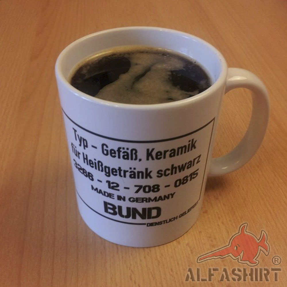 VS NfD Nur für den Dienstgebrauch Verschlusssache Geheim BW Humor - Tasse #19323