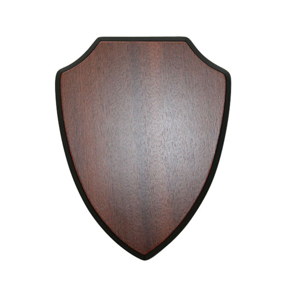 Wappenschild Wandschild Blanko Tafel Wappen Holz Kirschholz Andenken #12430