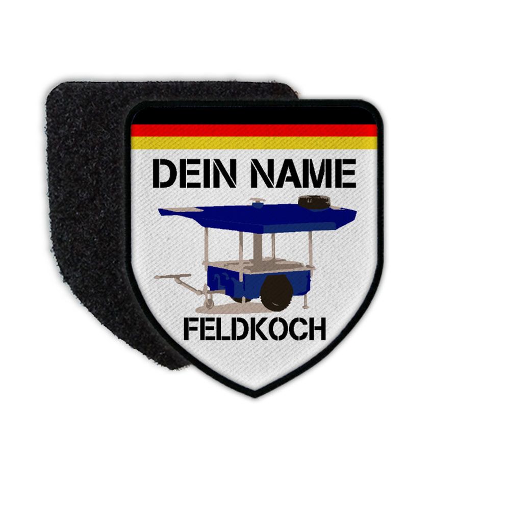 Patch Feldkoch Namen Hilfswerk Technik personalisiert Koch Küchenbulle #32078