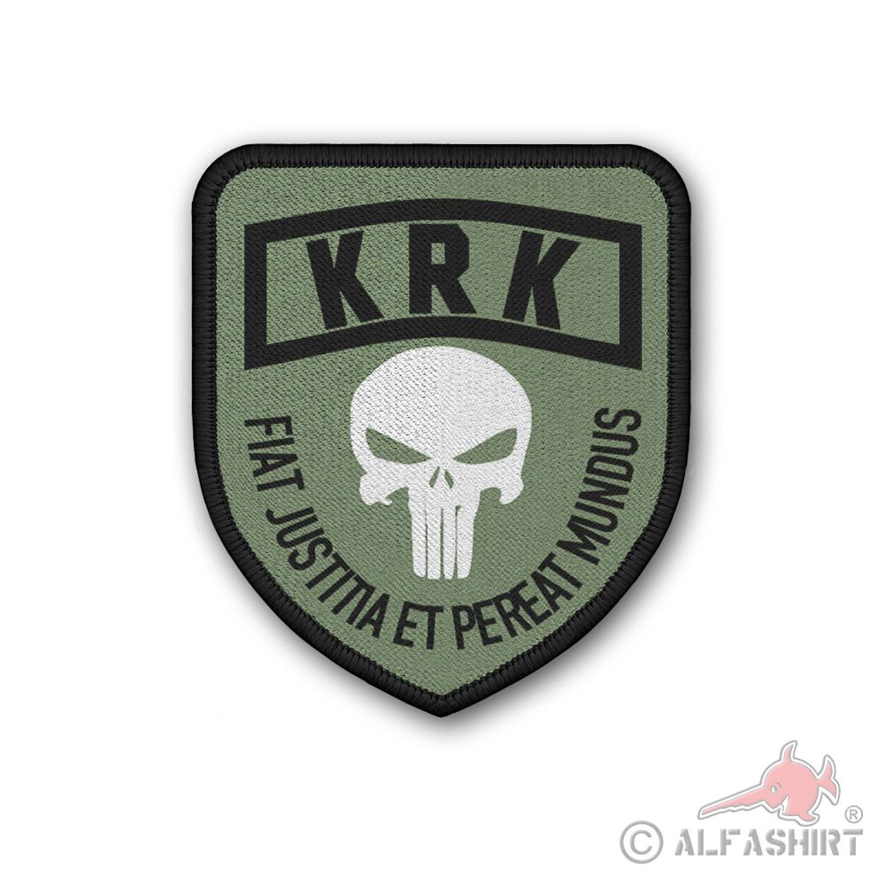 Patch KRK Fiat iustitia et pereat mundus Proverb Latin #43005