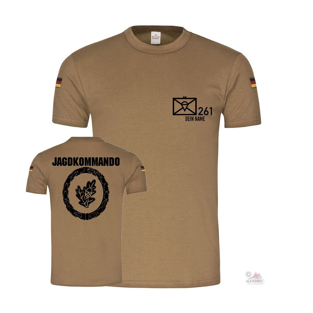 BW Tropen FschJgBtl 261 Personalisiert Jagdkommando EKL2 Bataillon #32074