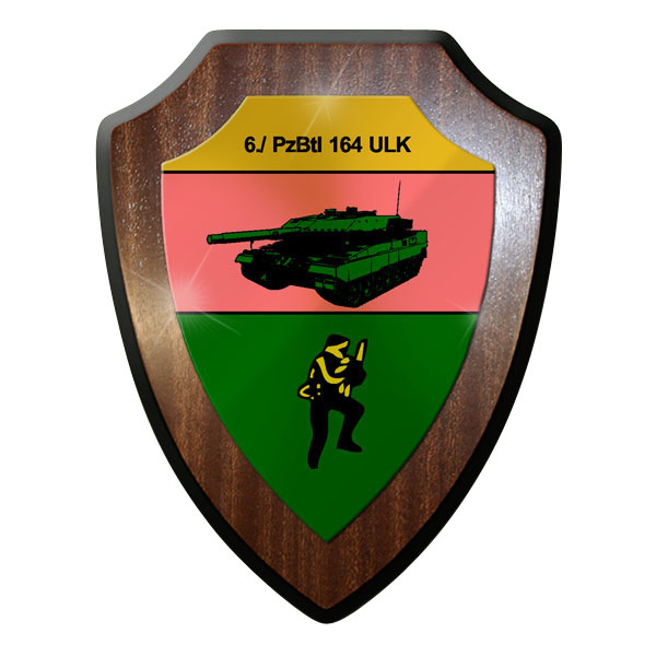 Wappenschild - 6. Panzerbataillon PzBtl 164 Bataillon Bundeswehr #11639