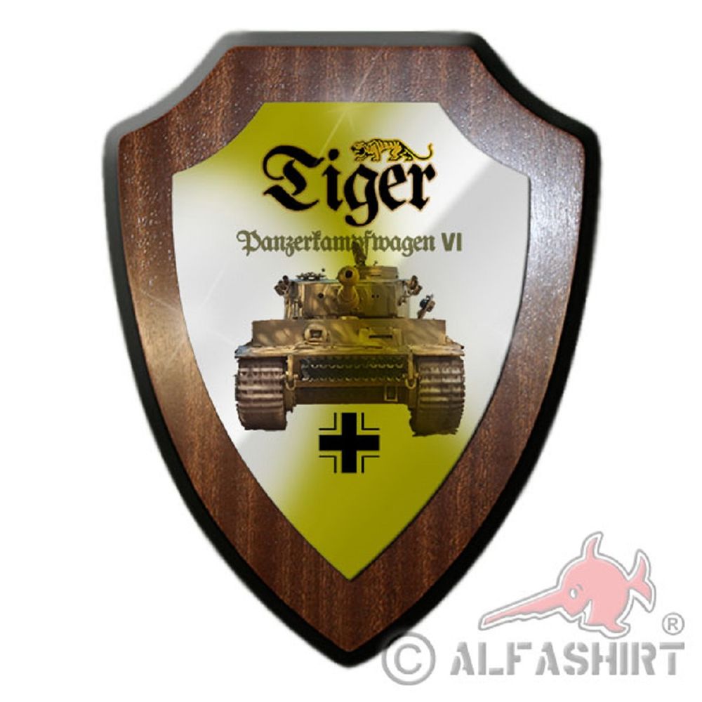 Panzerkampfwagen VI Tiger Dienstzeit BW Militär Wappenschild #19978