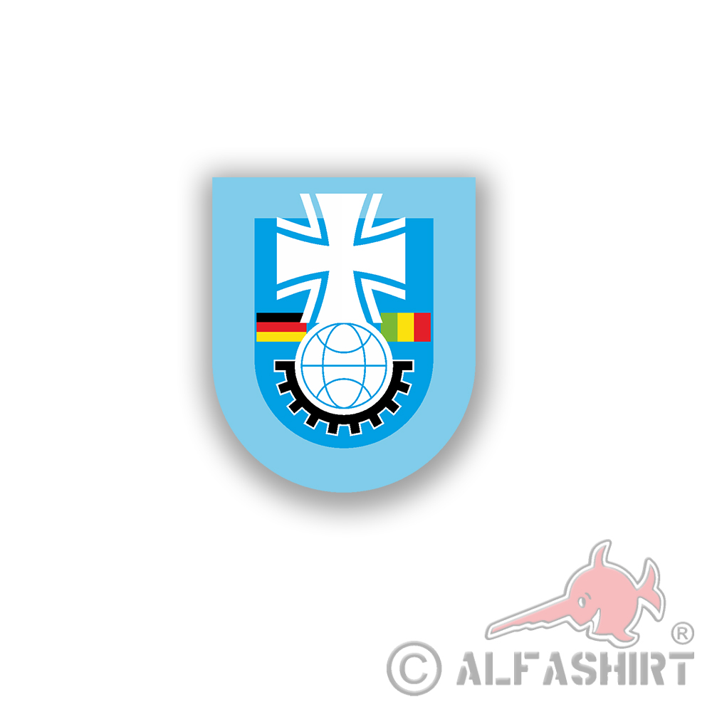 Sticker Bundeswehr Mali BRD Africa Eagle beam cross 6x7cm A1632