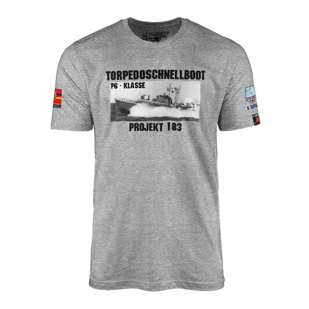 Speedboat Type 183 VM Class Torpedo Ship Boat 956 6 Flotilla T Shirt # 30899