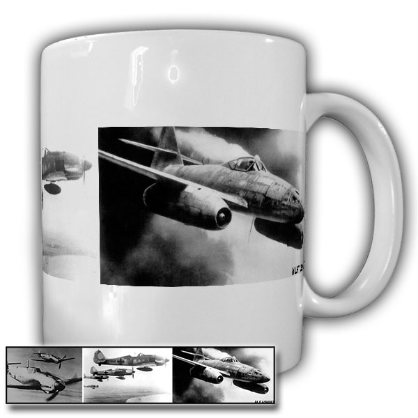 Tasse Me 109 FW Me262 Jagd Flugzeug Maschine Düsenjäger Bilder#21992