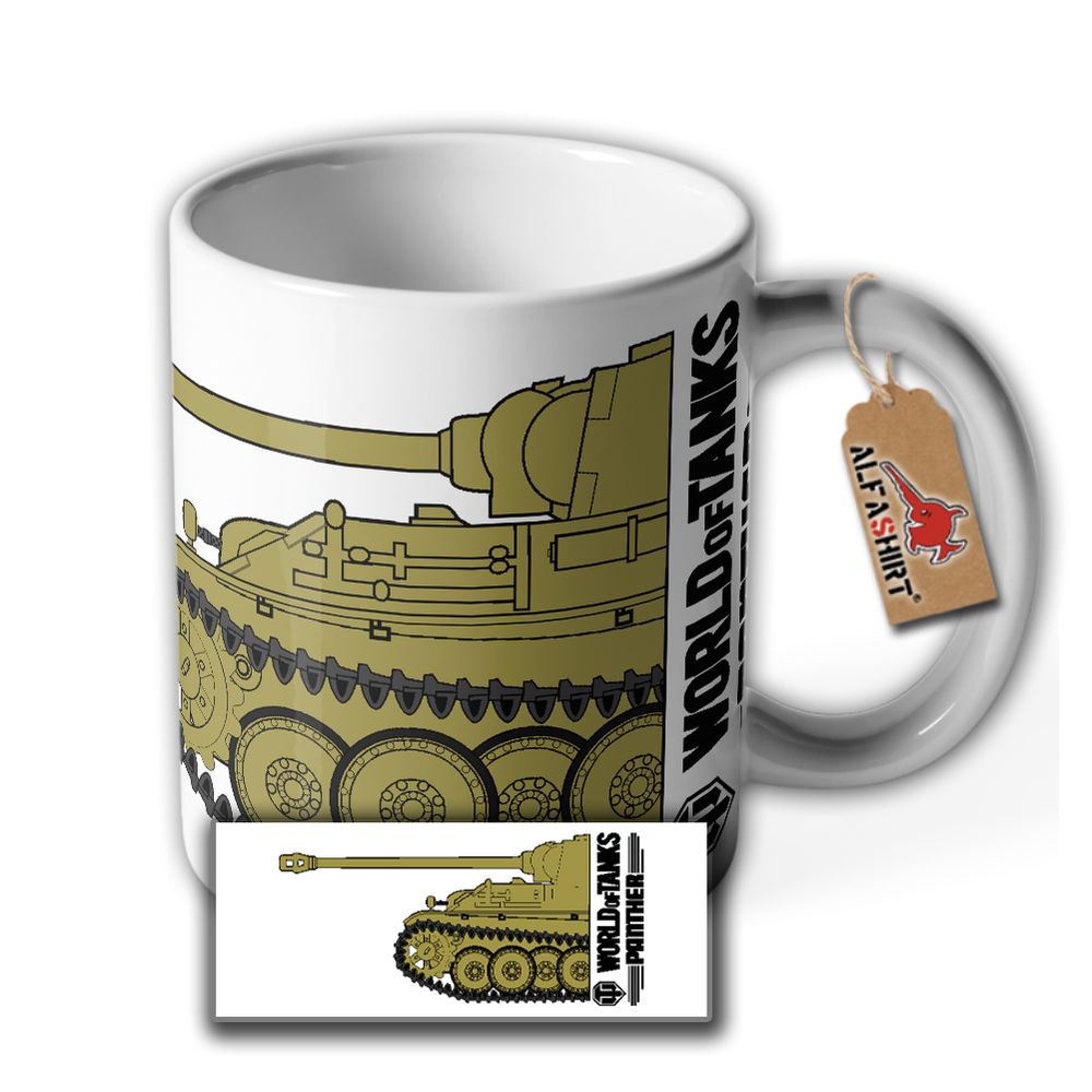 WOT Mug Panther World of Tanks German Tank Gamer Mug #46686