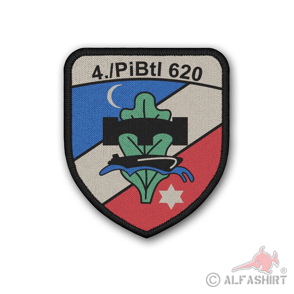 Patch 7,5x6,5cm 4 PiBtl 620 Pionierbataillon Pioniertruppe #44195