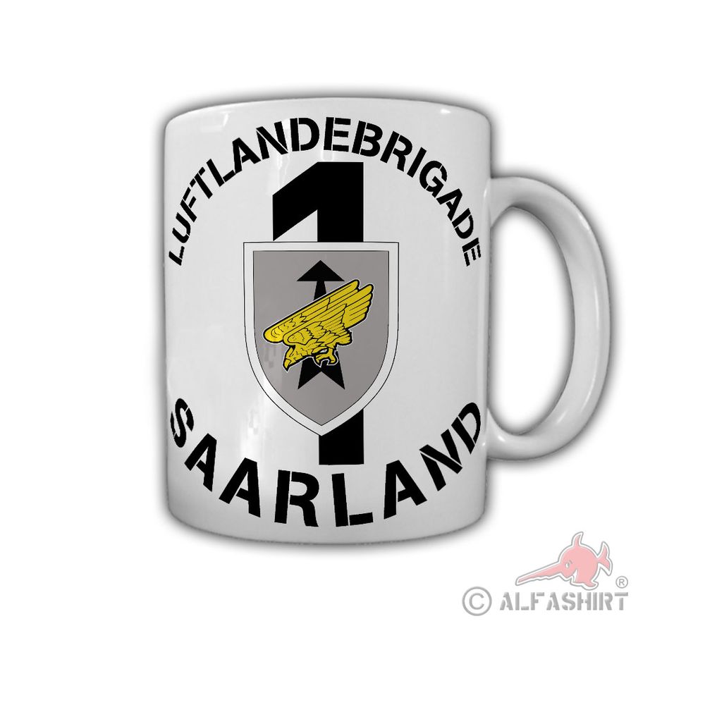 LLBrig 1 Saarland Brigade Luftlandebrigade Fallschirmjäger Becher Tasse #29055
