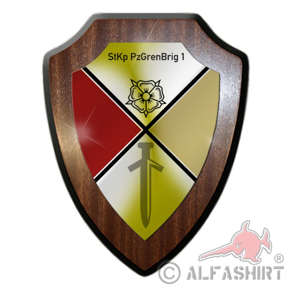 Coat of arms StKp PzGrenBrig 1 large army association Bundeswehr coat of arms # 34183