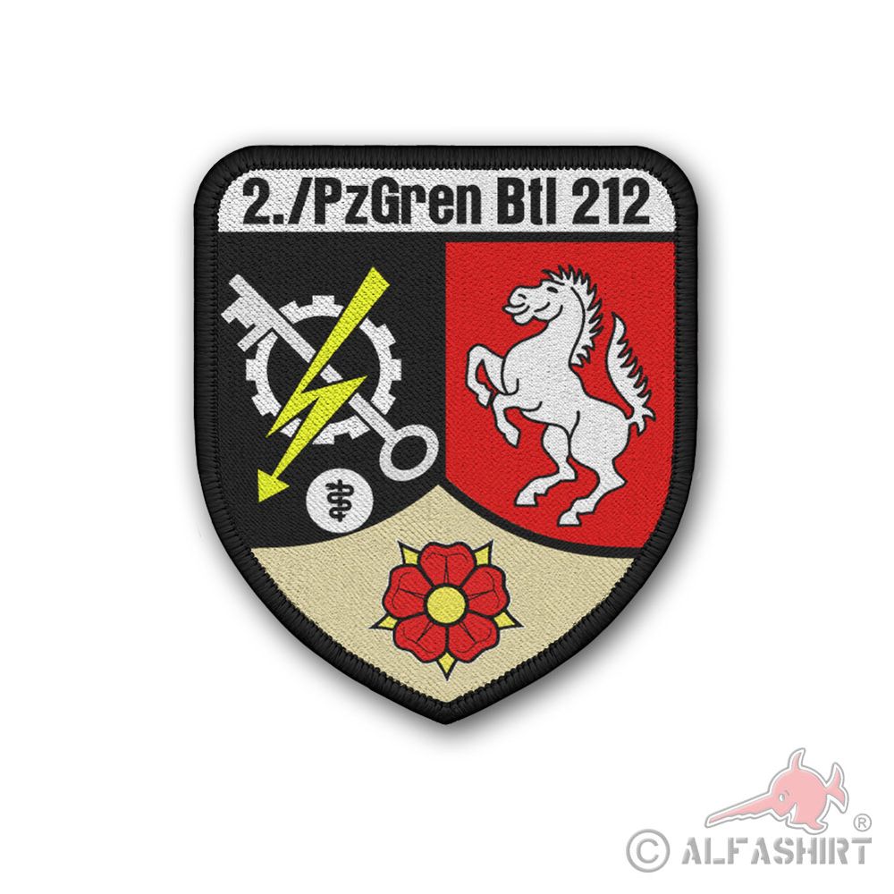 Patch 2 PzGrenBtl 212 Augustdorf Panzergrenadier Bataillon Bundeswehr #40840