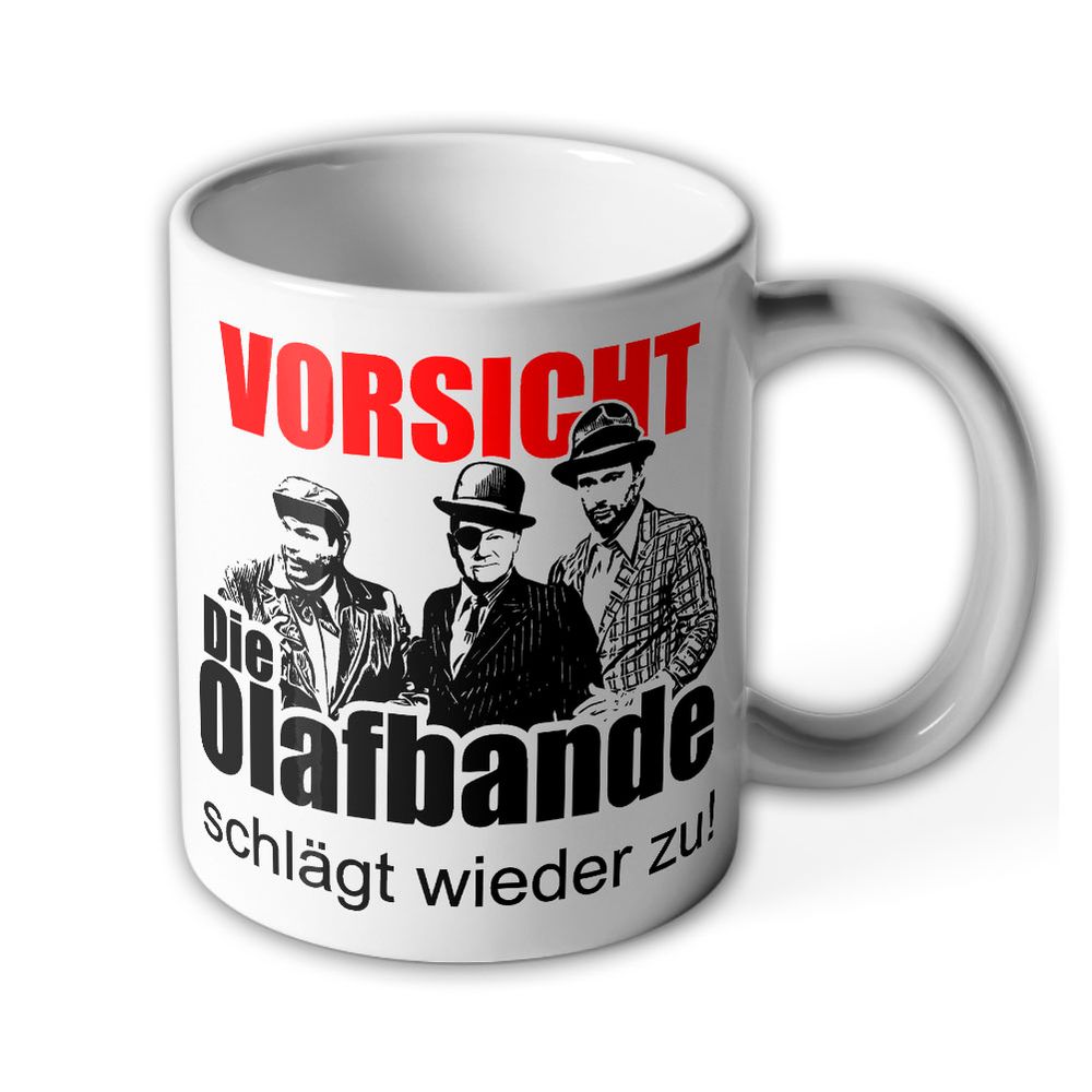 Tasse Die Olafbande schlägt wieder zu Ampel Regierung Scholz Lindner #43455