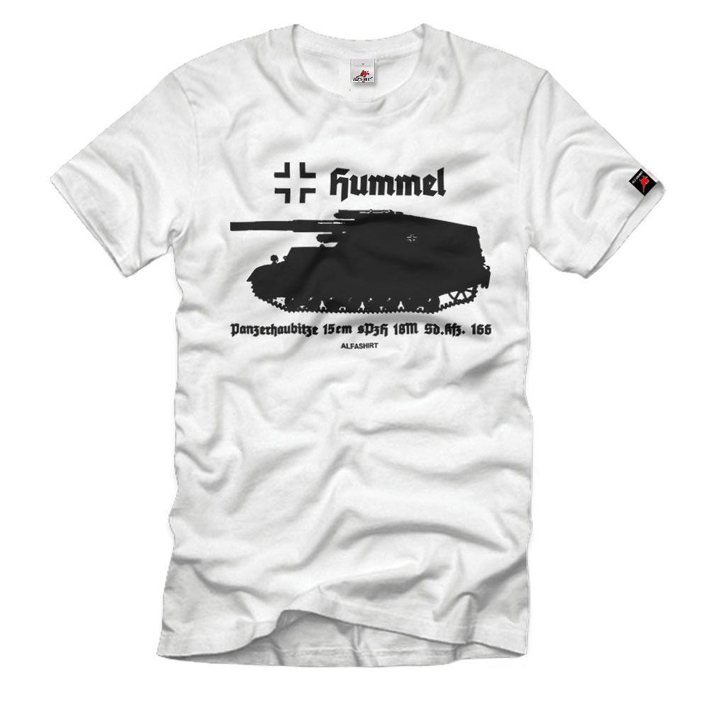 Panzerhaubitze Hummel aPzH 15cm Panzer SdKfz 166 D-Day Normandy T-Shirt#33117