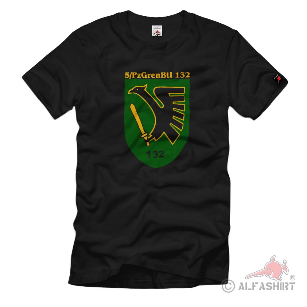 Bundeswehr Panzergrenadierbataillon 132 PzGrenBtl132 Militär T Shirt #3031