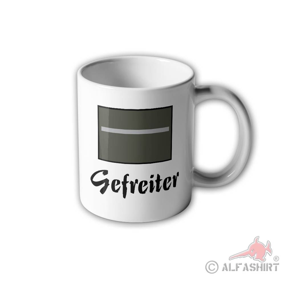 NVA UTV Gefreiter Tasse Ostdeutschland Dienstgrad DDR Aufnäher Wappen#31014