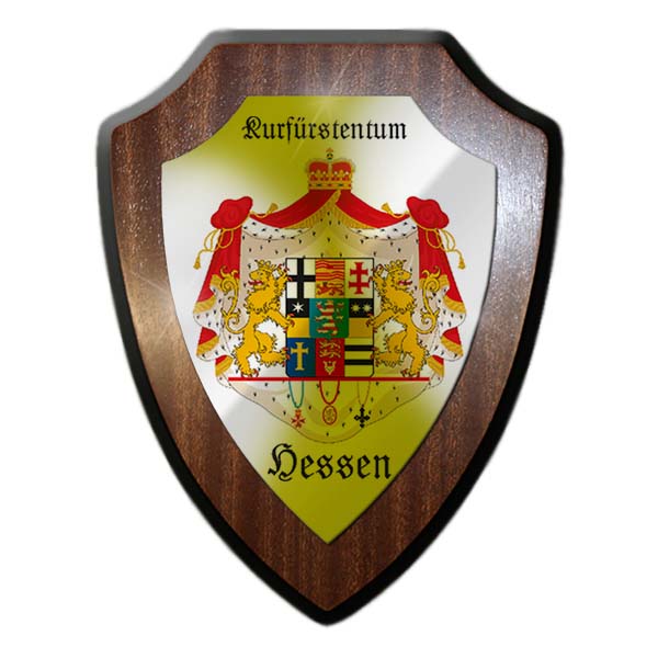 Wappenschild Kurfürstentum Hessen Kassel Jurhessen Landgrafschaft Heimat #24307