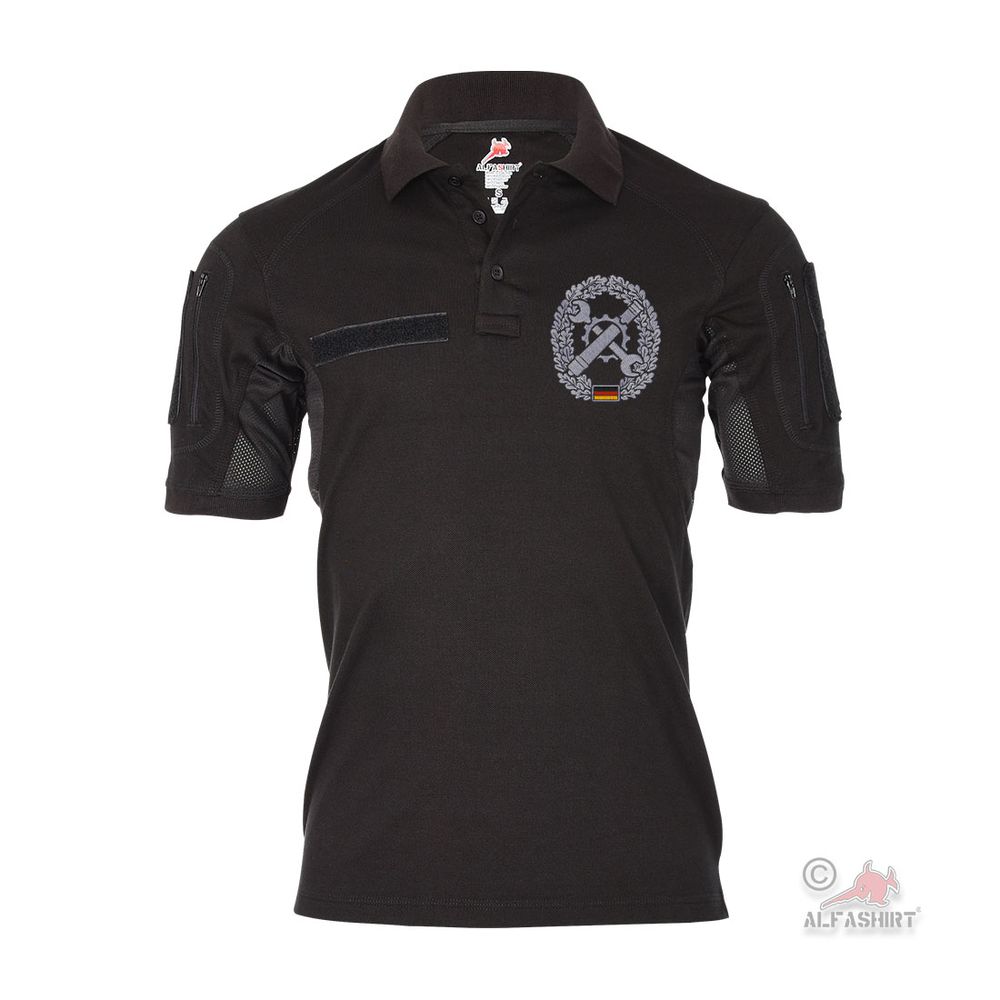 Tactical Polo Instandsetzung GESTICKT Inst Schrauber Barett-Abzeichen #44500
