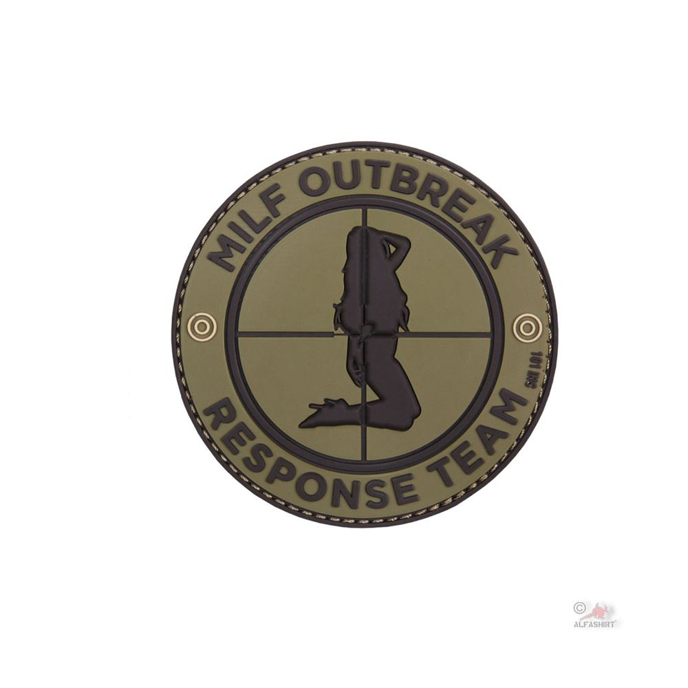 Milf Patch 3D Rubber Outbreak Response Team Mother I’d Like to Fuck 8cm #23003