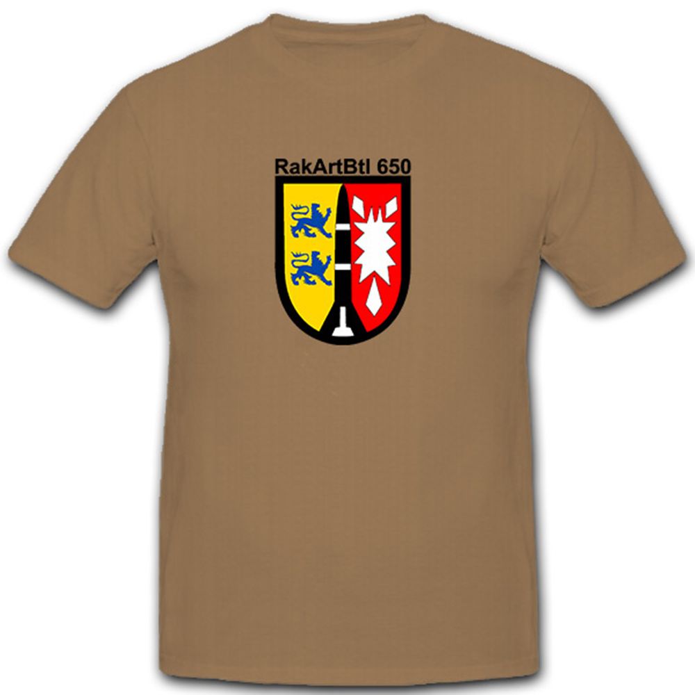 RakArtBt650 Bundeswehr Militär Wappen Abzeichen Raketen - T Shirt #8145