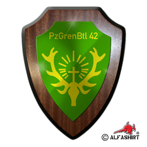 Wappenschild PzGrenBtl 42 Panzergenadier Bataillon BW Wappen Emblem #16126