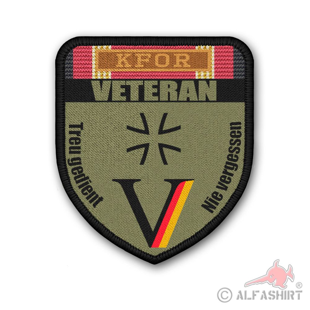 KFOR Veteran Patch Kosovo BW Bundeswehr Einsatz Ausland Soldat #39872