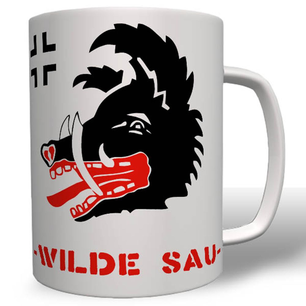 Jagdgeschwader 300 Wilde Sau Wildschwein Wappen Jäger Luftwaffe - Tasse #16732
