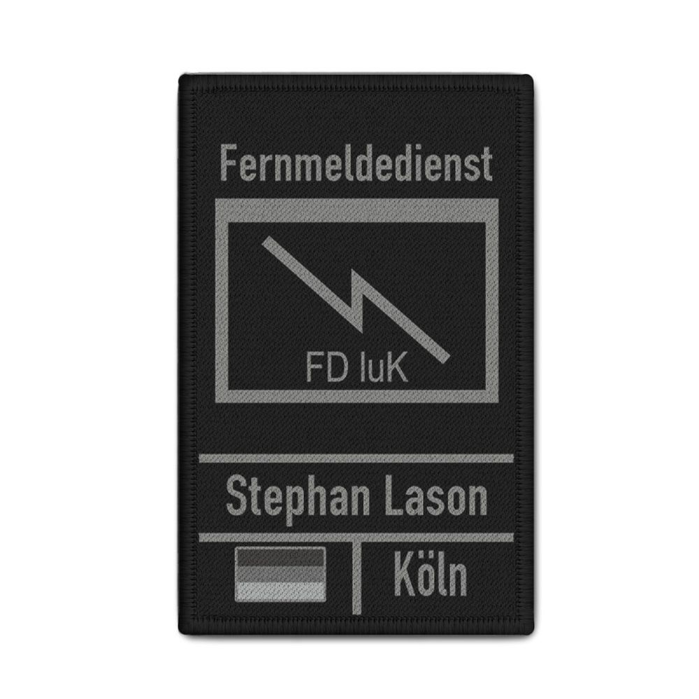 Rank Patch 9,8x6cm FD IuK Fernmeldedienst Tarn #K03691