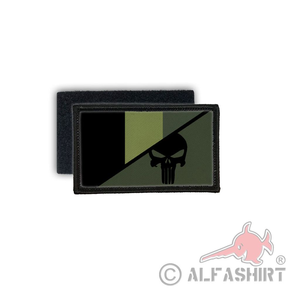 Belgium skull olive Brussels Belgian Armed Forces Army Badge Patch # 27660