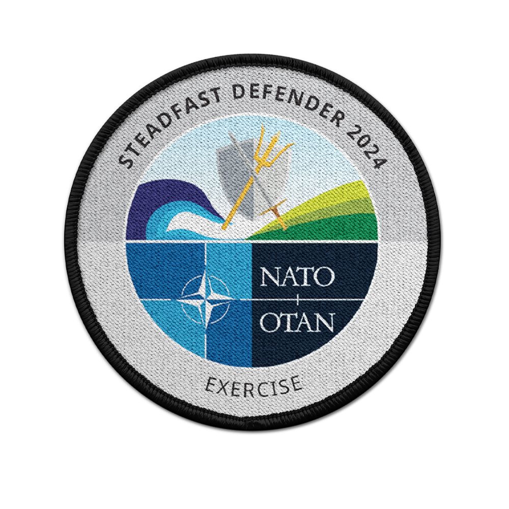 Patch rund 9cm NATO Steadfast Defender 2024 Manöver Simulation #44079